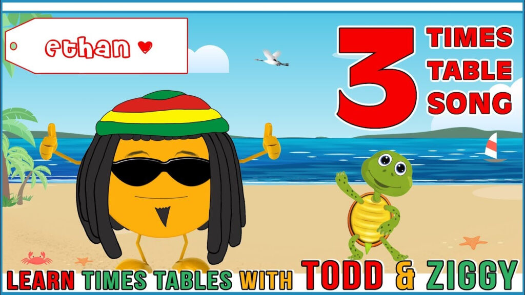 3 Times Table Song Learning Is Fun The Todd Ziggy Way YouTube