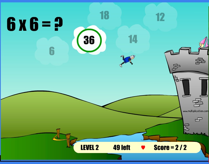 Active Multiplication Math Games And Free Online Multiplication Games 