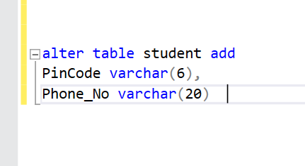 Alter Table Add Multiple Columns In Sql Server
