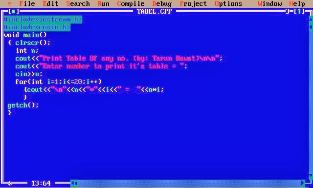 C Program To Print Multiplication Table Using While Loop And For Loop 