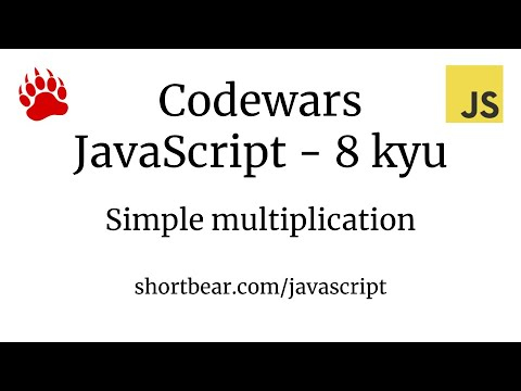Codewars Javascript Simple Multiplication YouTube
