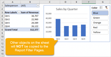 Create Multiple Pivot Table Reports With Show Report Filter Pages 