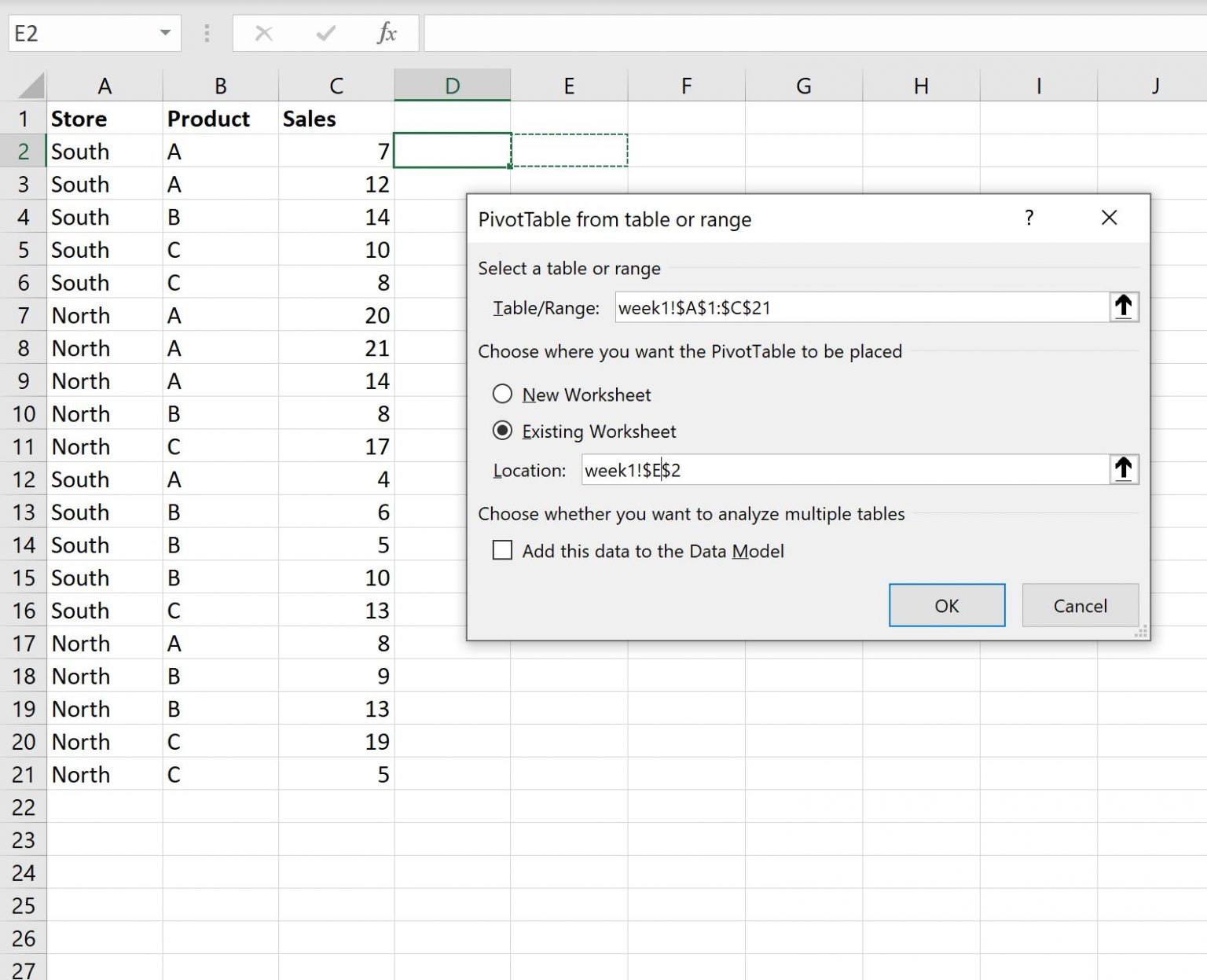 Excel How To Create Pivot Table From Multiple Sheets