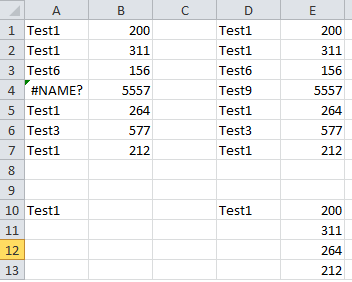 Excel Looking Up Multiple Values In A List Stack Overflow