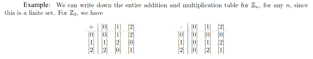  Get Answer A Write Down The Addition And Multiplication Tables For 