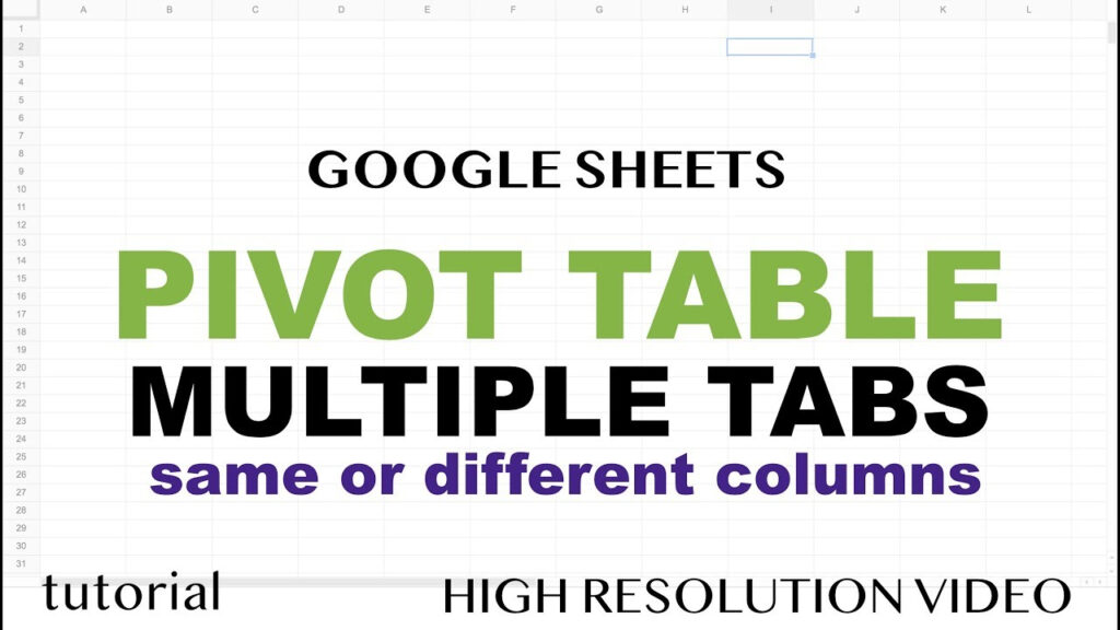 Google Sheets Pivot Table Multiple Tabs Cabinets Matttroy