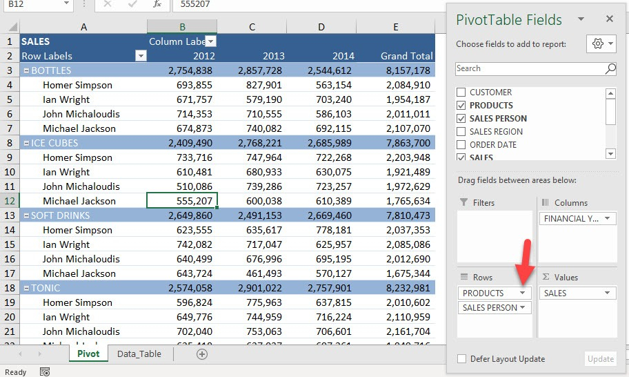 How To Add Subtotal In Excel Pivot Table Infoupdate