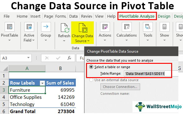 How To Change Data Source In Pivot Table Excel 2016 Printable Online