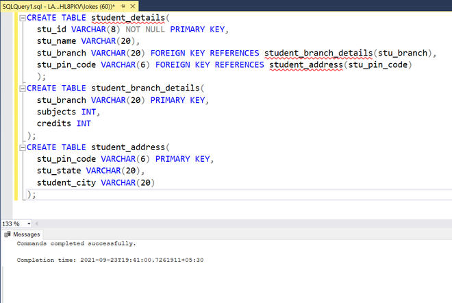 How To Create A Table With Multiple Foreign Keys In SQL GeeksforGeeks