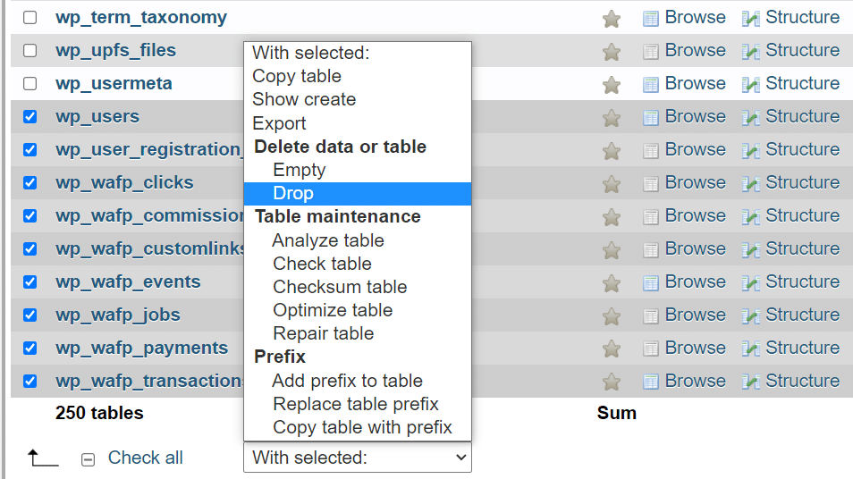 How To Delete A Table Using MySQL 2 Methods 