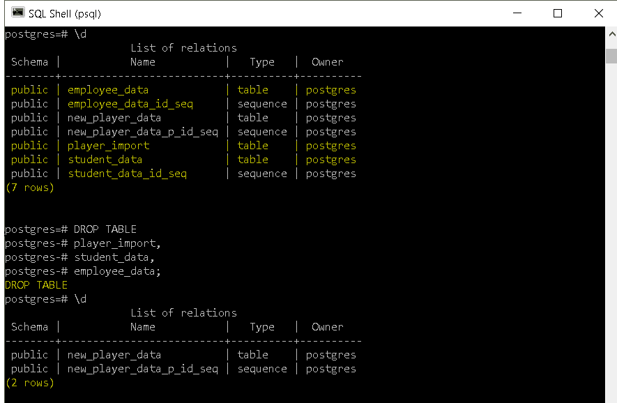 How To DROP TABLE In PostgreSQL With Different Examples 