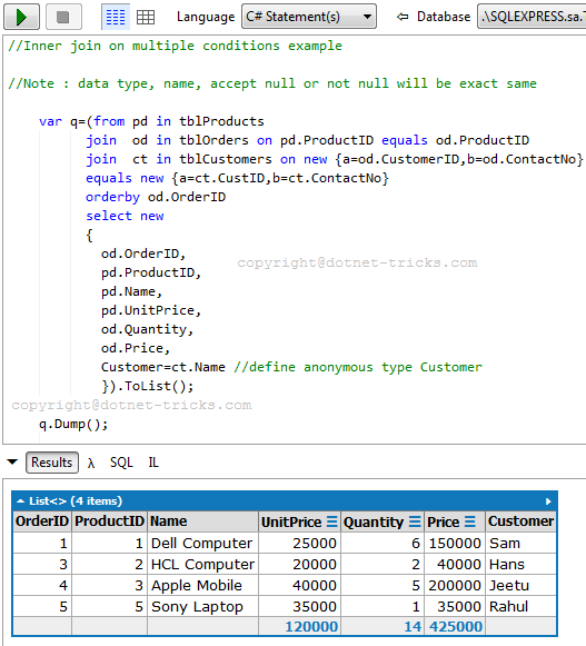 How To Join Two Tables In Linq C At Petra Martin Blog