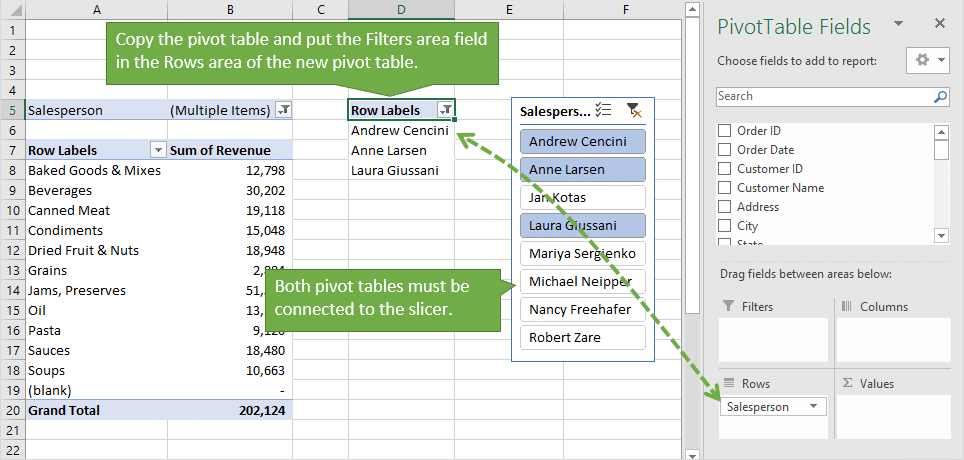 How To Use Multiple Data Sources In Pivot Table Printable Forms Free 
