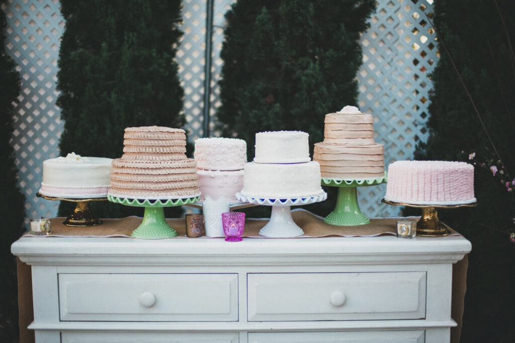 Jackie Fo Multiple Wedding Cakes