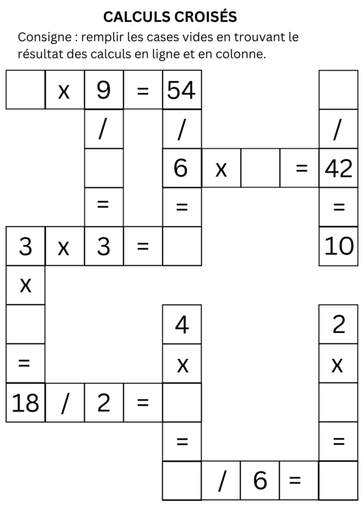 Jeu Tables De Multiplications Apprendre R viser M moriser