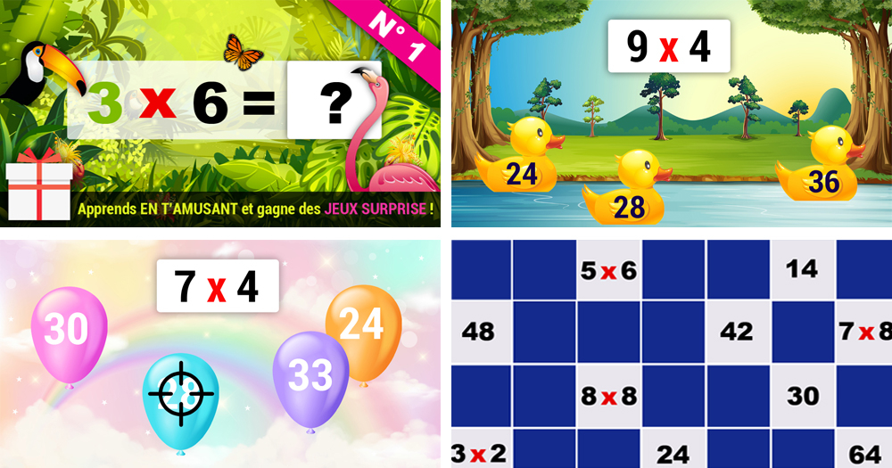 Jeux Multiplication Apprend Facilement Tes Tables Memozor