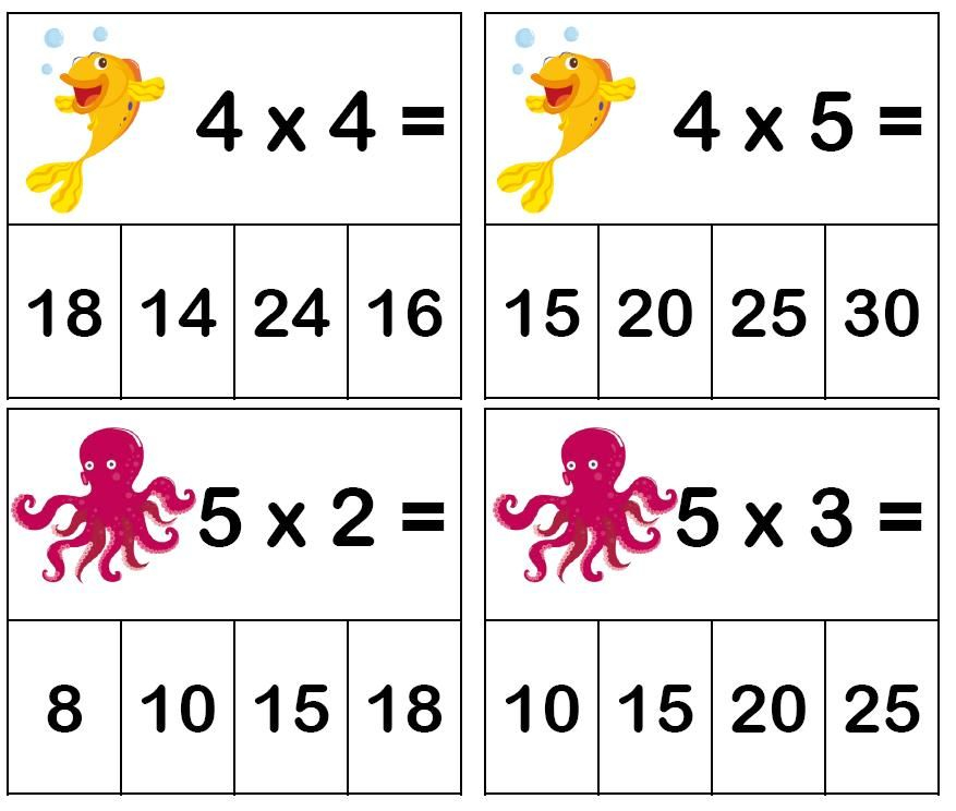 Jeux Tables De Multiplication