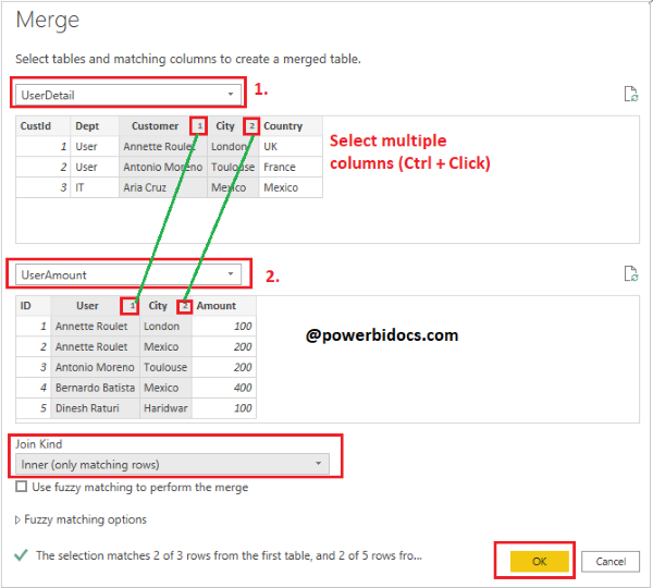 Join Datasets With Multiple Columns Conditions In Power Bi Power Bi 
