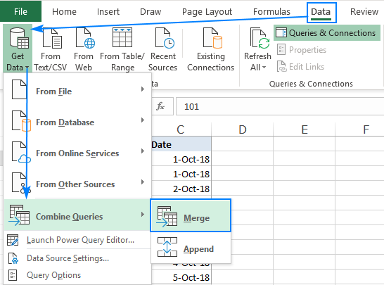 Join Two Tables In Power Query Editor Printable Timeline Templates