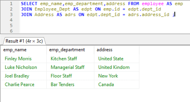 MariaDB Join With Examples DatabaseFAQs