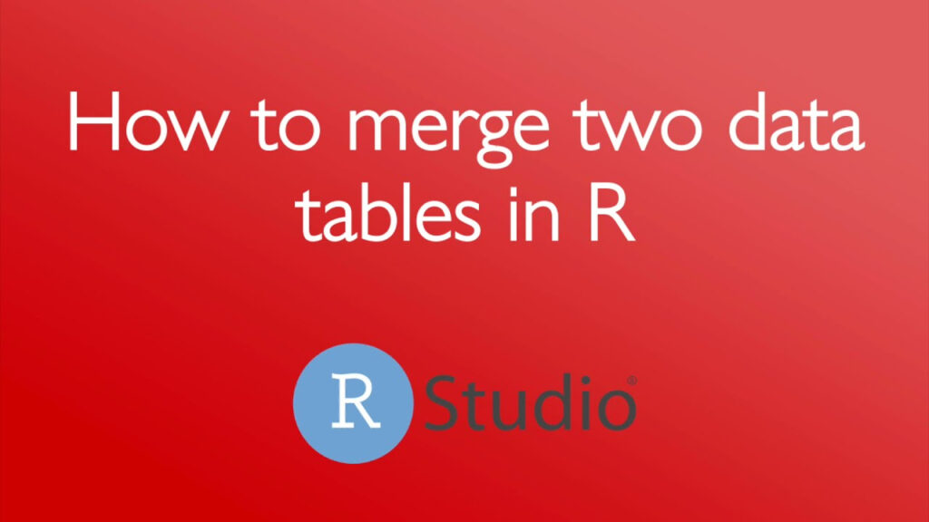 Merge Two Data Tables In R 4 Minutes YouTube
