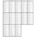 Multiplication 0 12 Worksheets Multiplication Worksheets