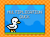 Multiplication Duck Game At Mathdiploma