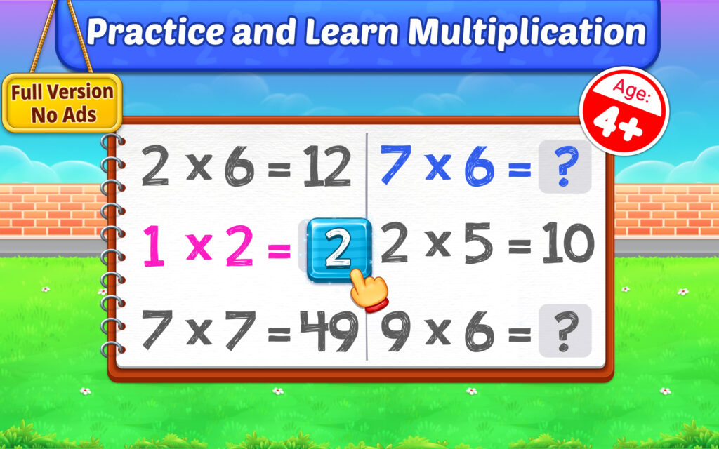 Multiplication Kids Math Games With Times Tables Multiplication 