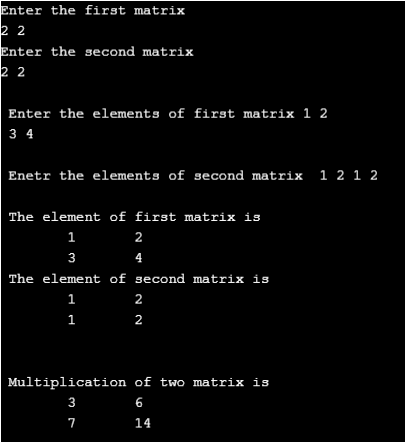 Multiplication Table Program In C Using Array Infoupdate