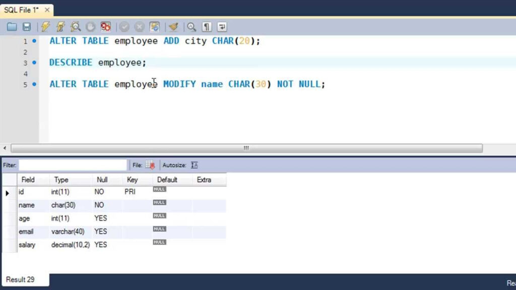 Oracle Drop Column From A Oracle Database Table Via The Alter Table Command