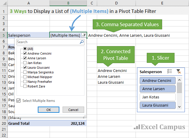 Pivot Tables Archives Excel Campus