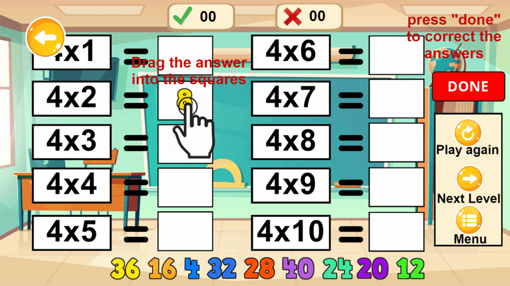  Play Multiplication Table Game Online Free Times Table Game For Kids
