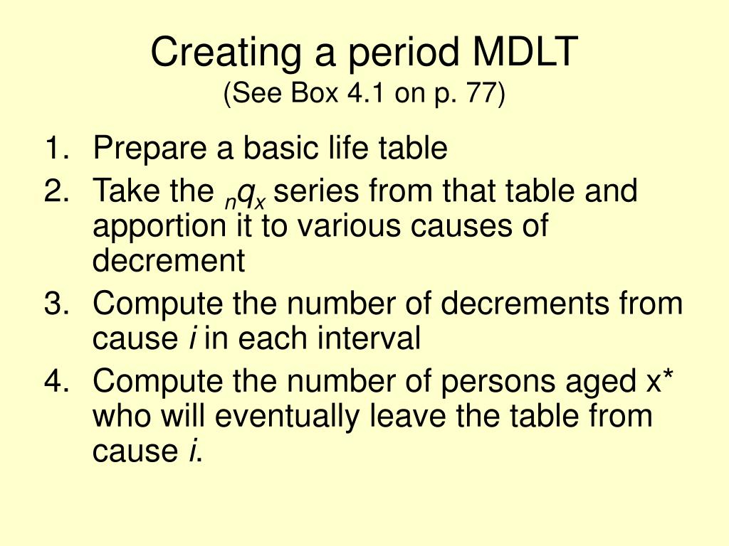 PPT Multiple Decrement Life Tables PowerPoint Presentation Free 