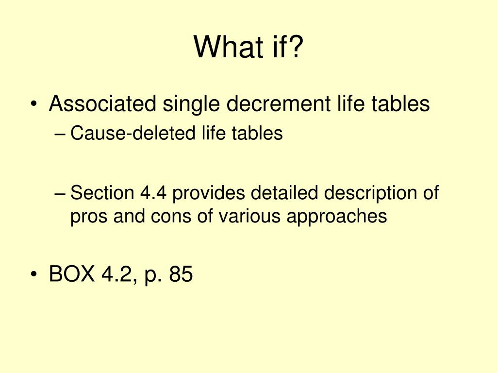 PPT Multiple Decrement Life Tables PowerPoint Presentation Free 