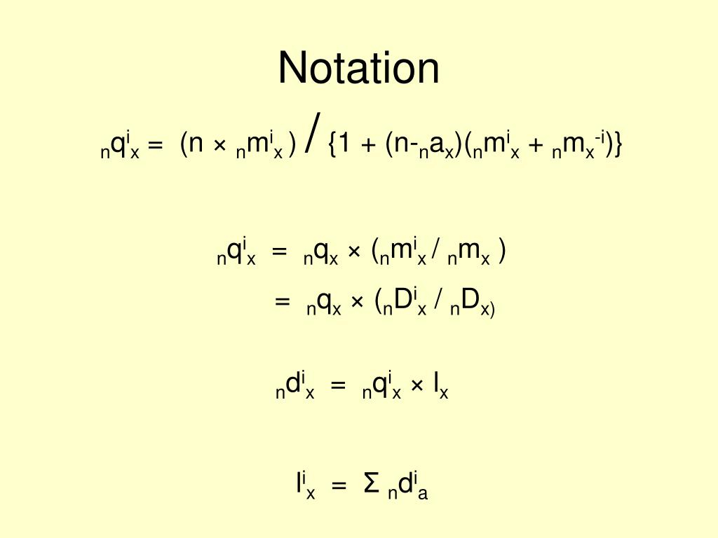 PPT Multiple Decrement Life Tables PowerPoint Presentation Free