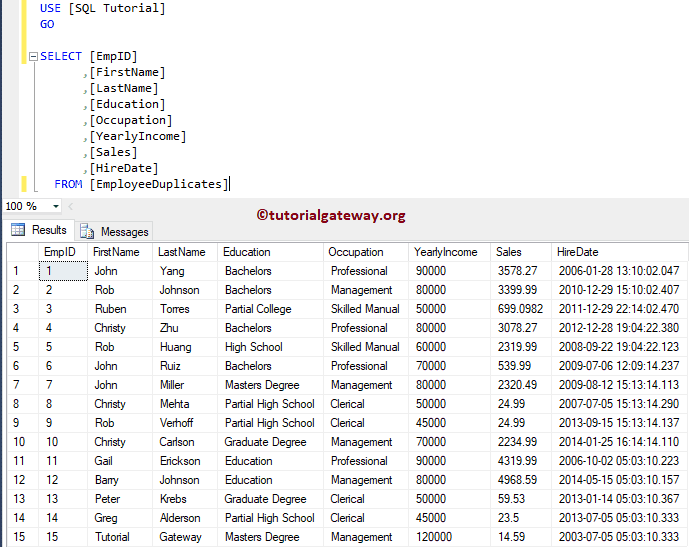 Return Values In SQL Stored Procedure