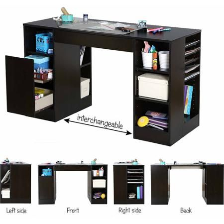 South Shore Crea Craft Table Multiple Finishes Walmart Craft 