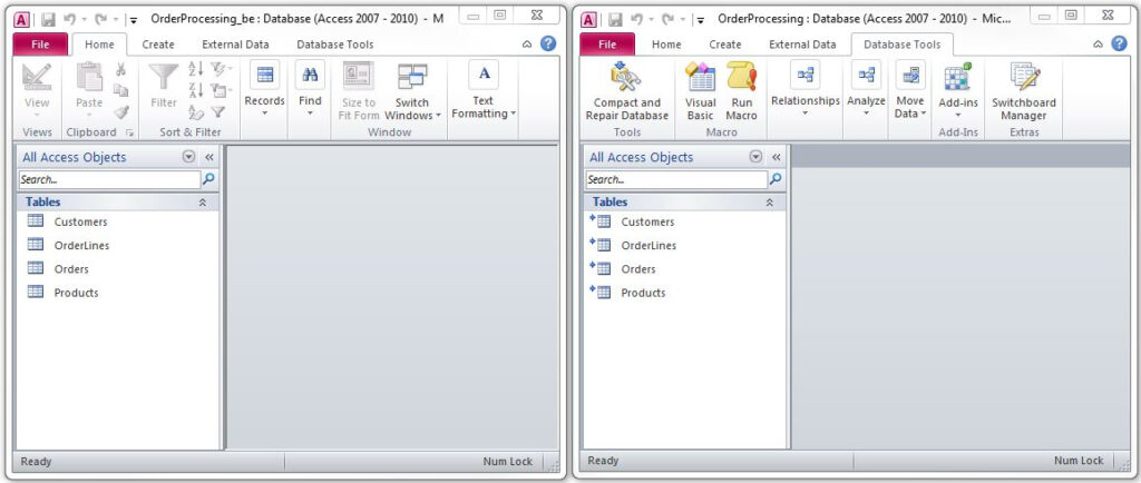 Splitting A Database In Microsoft Access ComeauSoftware