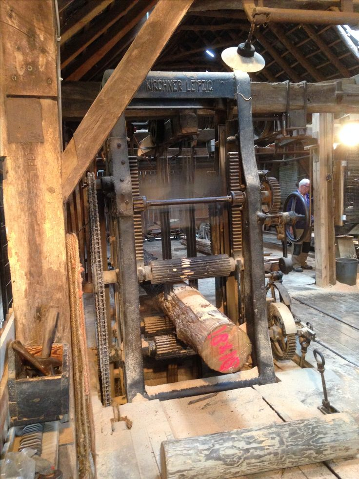 Steam Sawmill Museum 11 Kirchner Leipziq Vertical Saw Multiple Blades 