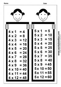 Times Tables FREE Printable Worksheets Worksheetfun
